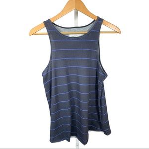 FRANK & EILEEN Tee Lab Women’s Striped Tank Top Gray Size Extra Small